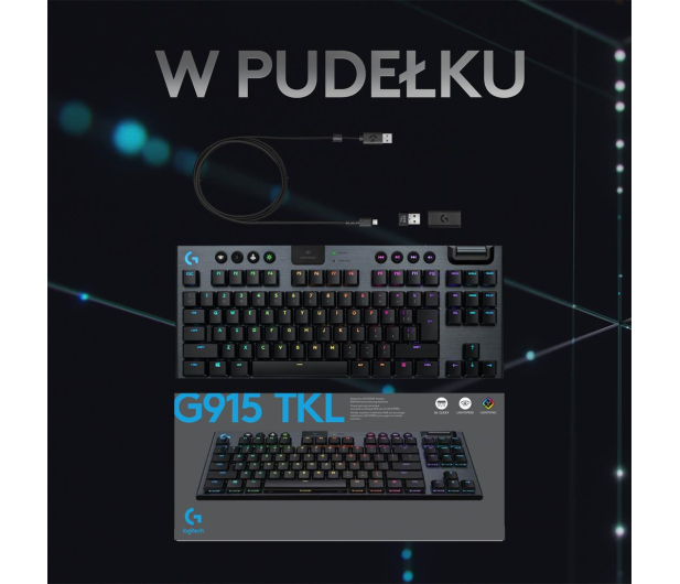 LOGITECH G915 TKL RGB Mechanical Linear 920-009520 - 573689 - zdjęcie 7
